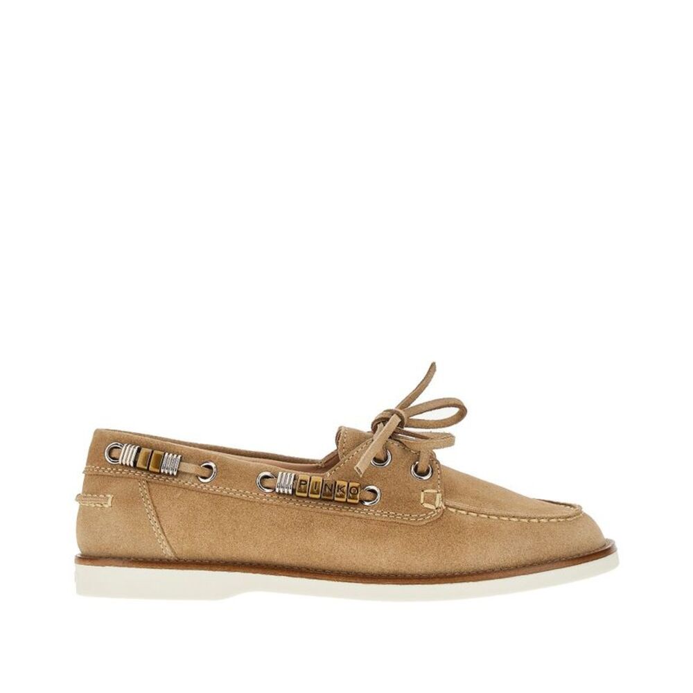 Pinko Women Suede Leather Boat Shoes